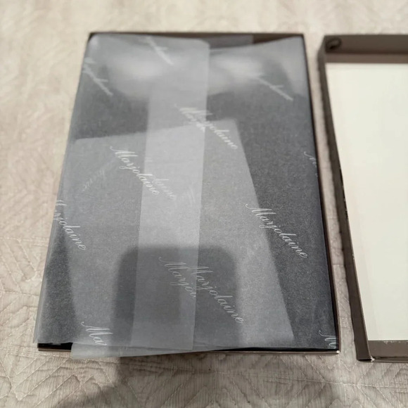 Black Lace Tie Up Slip, Marjolaine, US  M - Picture 10 of 11